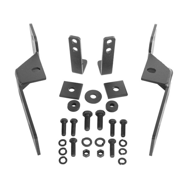 16-C 4RUNNER RC3 AND RC4 MOUNTING BRACKETS BLACK